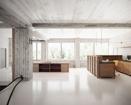 atelier noise remodels former butcher shop into trendy boutique gym in hamburg