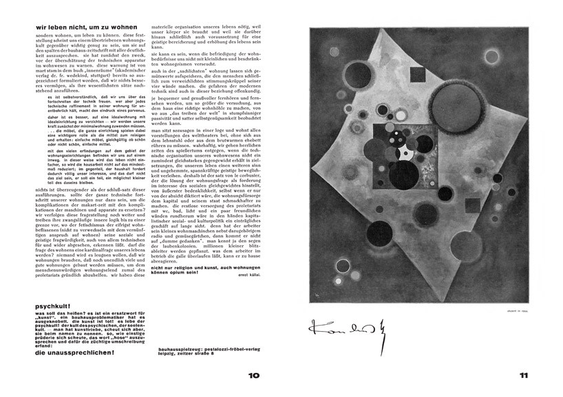 the bauhaus journal documents the iconic movement between 1926–1931 designboom