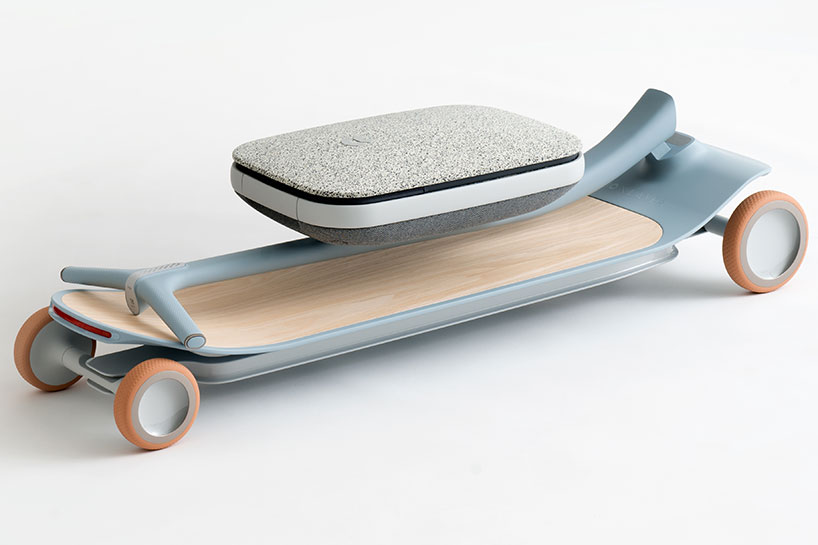 steer and accelerate by leaning on this smart electric scooter by LAYER for NIO