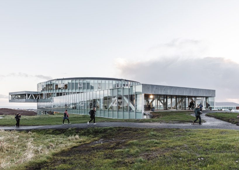 BIG nestles the 'glasir' college into the undulating landscape of the faroe islands designboom