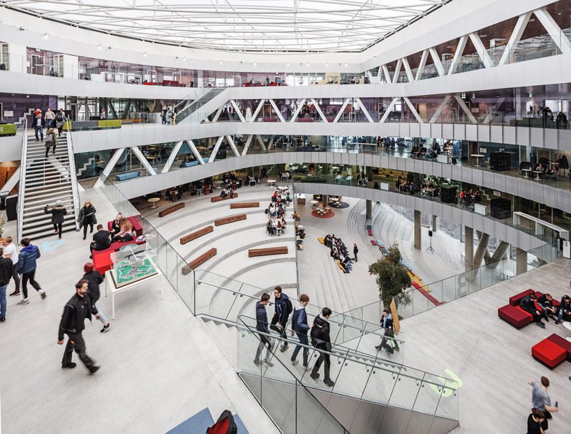 BIG nestles the 'glasir' college into the undulating landscape of the faroe islands designboom