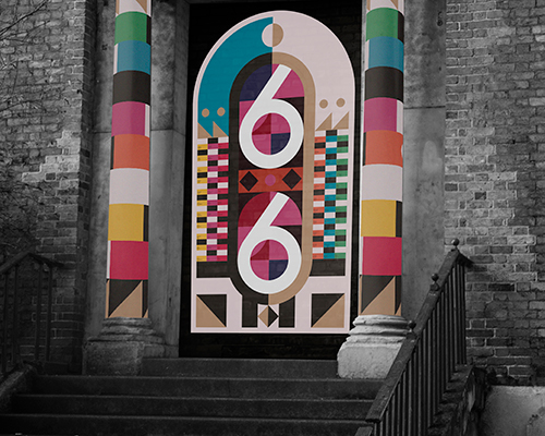 graphic street art tells historic tales at clerkenwell design week 2019