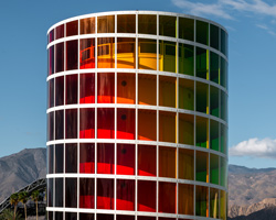 coachella art installations create a vibrant 'pop-up city' for festival-goers