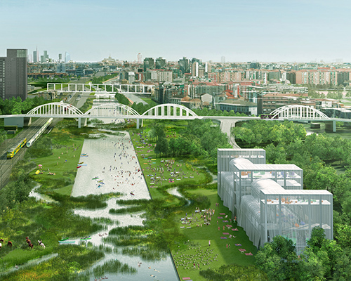 OMA + laboratorio permanente win contest to transform two disused railway yards in milan