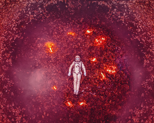 a drone and an introverted wallflower photograph earth from above