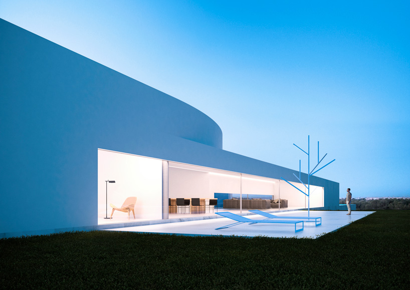 fran silvestre arquitectos roots 'coimbra-steinman house' in the surrounding topography designboom