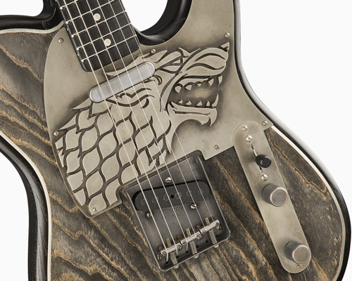 fender forges 3 GOT guitars: stark telecaster, targaryen stratocaster, lannister jaguar