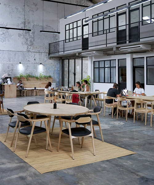 old garment factory is converted into bali's newest creative studio