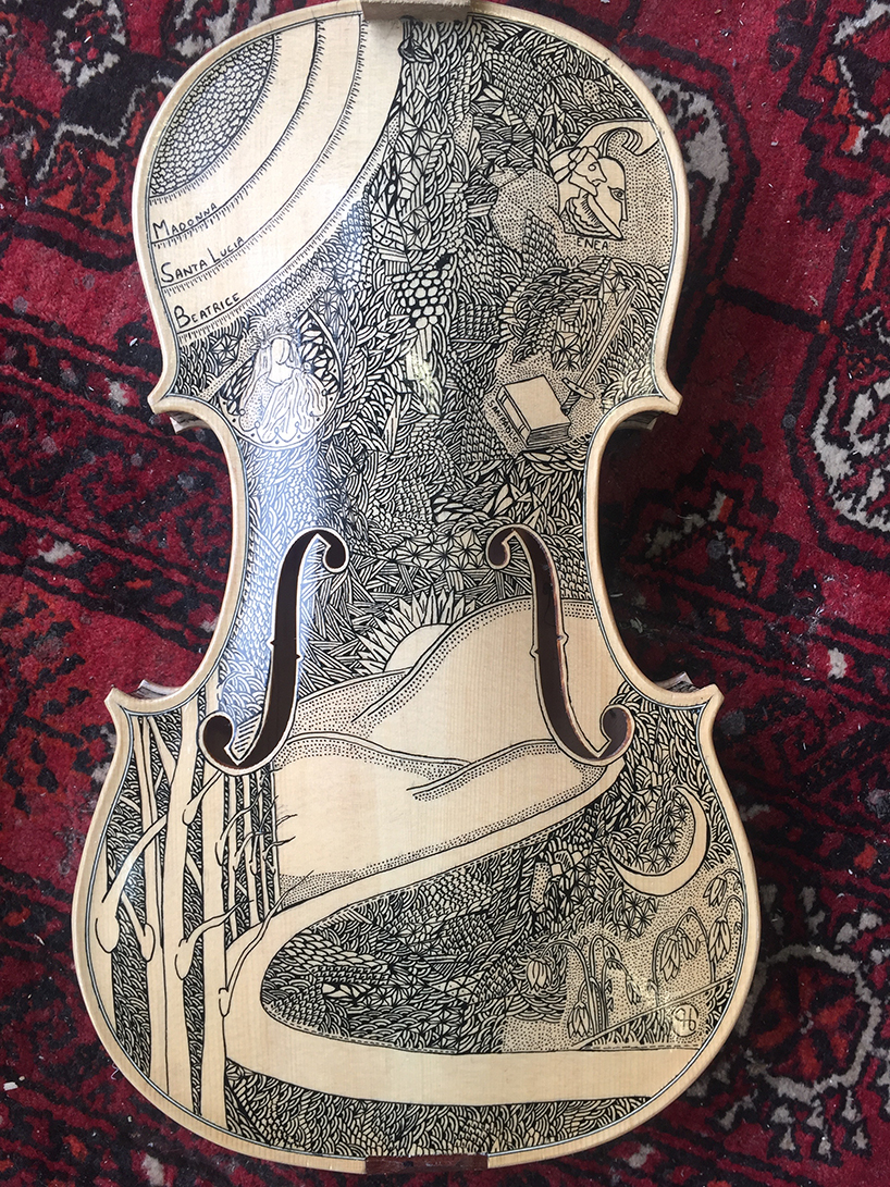 illustrated violins