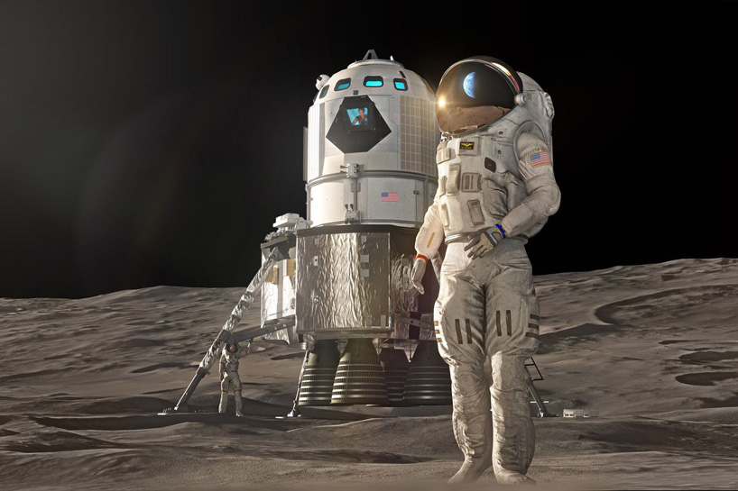 lockheed martin unveils the concept of lunar lander that could transport humans to the moon