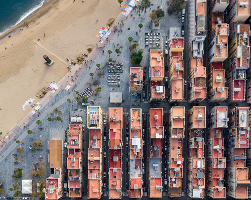 'barcelona from above' by márton mogyorósy captures the architecture of the city
