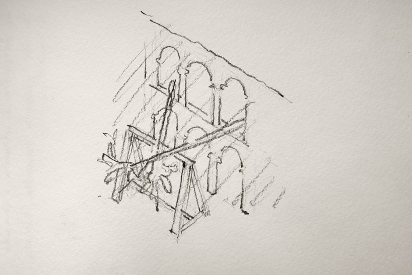 piuarch pays tribute to stradivari's lost forest with installation at the university of milan