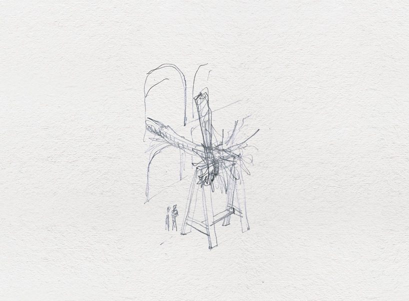 piuarch pays tribute to stradivari's lost forest with installation at the university of milan