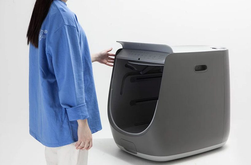 S2VICTOR's 'pet styler' is a home shower designed for your dog designboom