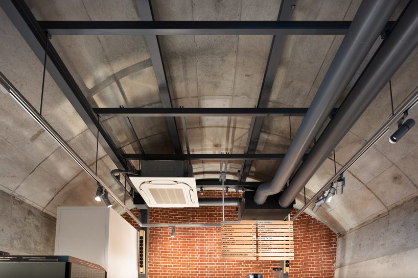 schemata architects tucks eleventh blue bottle cafe under 100-year-old bridge in tokyo