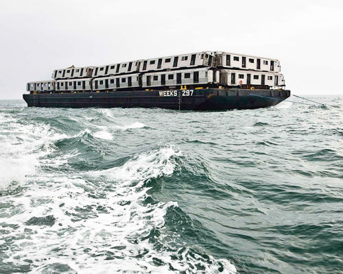 2,500 decommissioned train cars became artificial reefs in the atlantic ocean