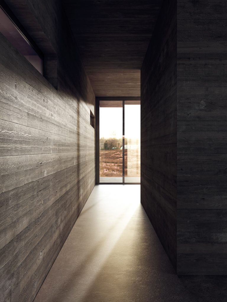 marc thorpe designs minimalist 'sharp house' amid new mexico desert