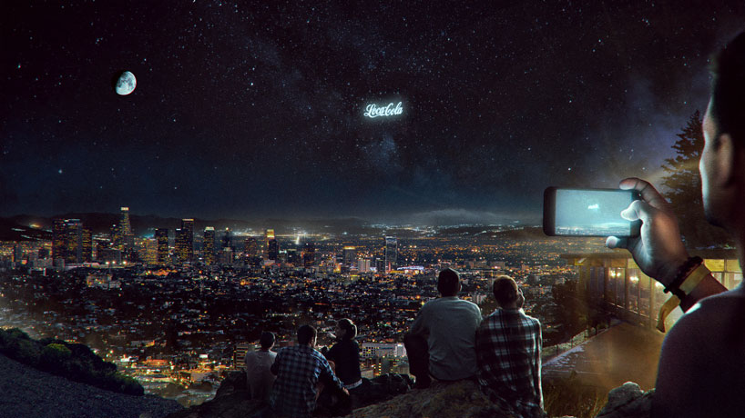 'space billboards' to use satellite technology to create brand-sponsored constellations designboom