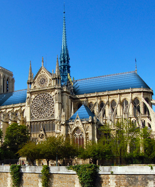 studio drift proposes to sustainably rebuild the notre dame using recycled ocean plastic