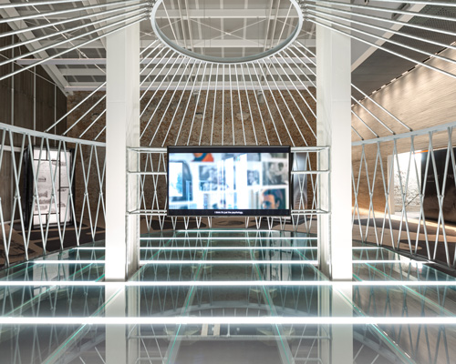tod’s and andrea caputo construct series of prehistoric shelters in no_code exhibition