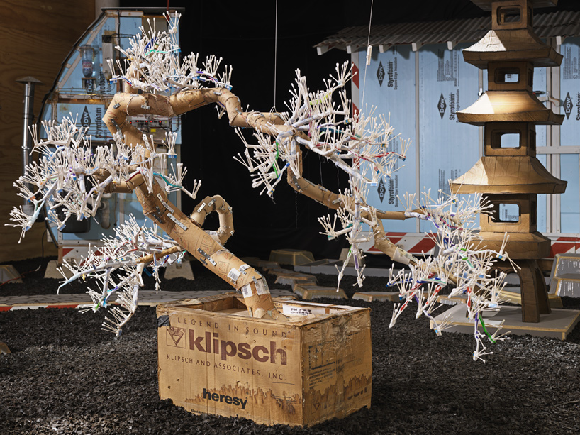 tom sachs brings his reinterpreted 'tea ceremony' to tokyo opera city art gallery