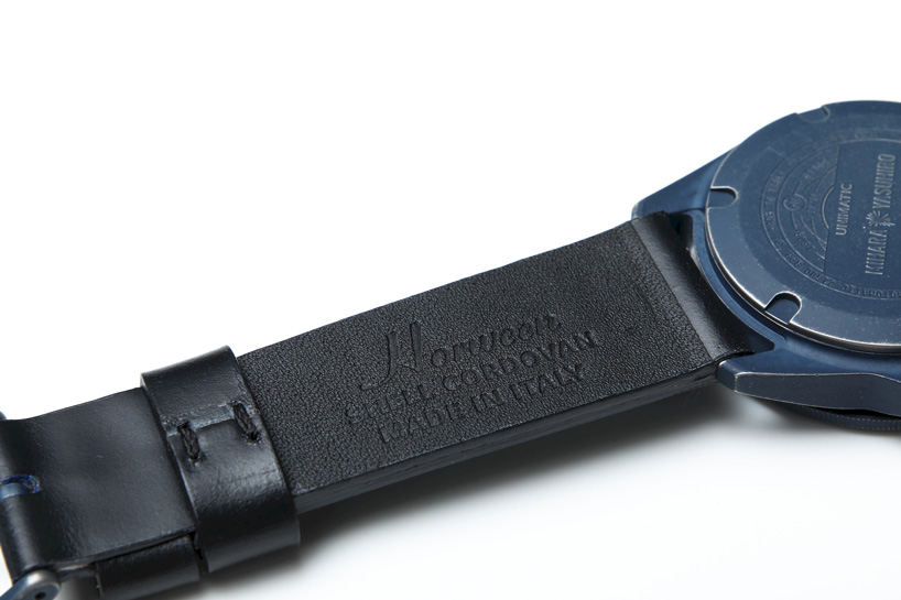 unimatic launches ceramic-coated watch in collaboration with designer mihara  yasuhiro