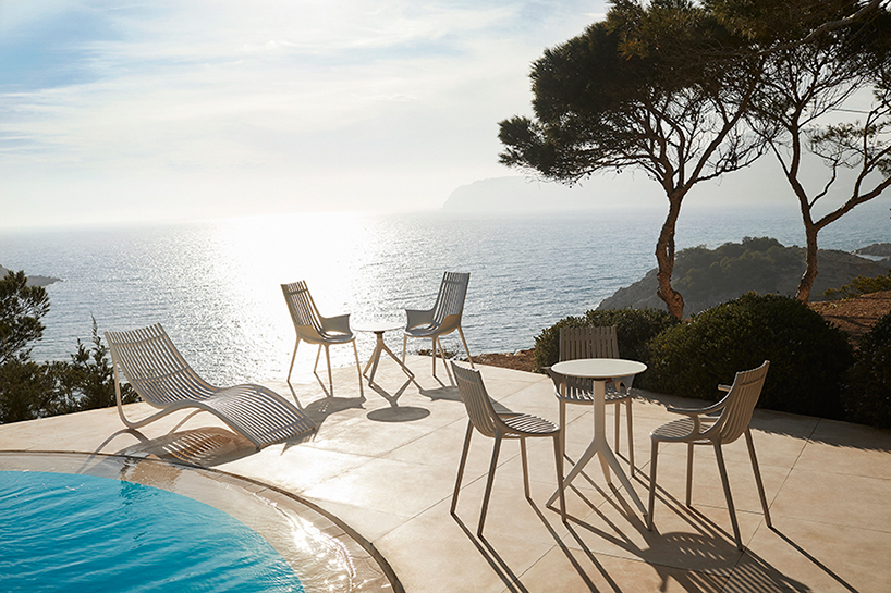 vondom ibiza collection crafted from ocean plastic washed onto the island