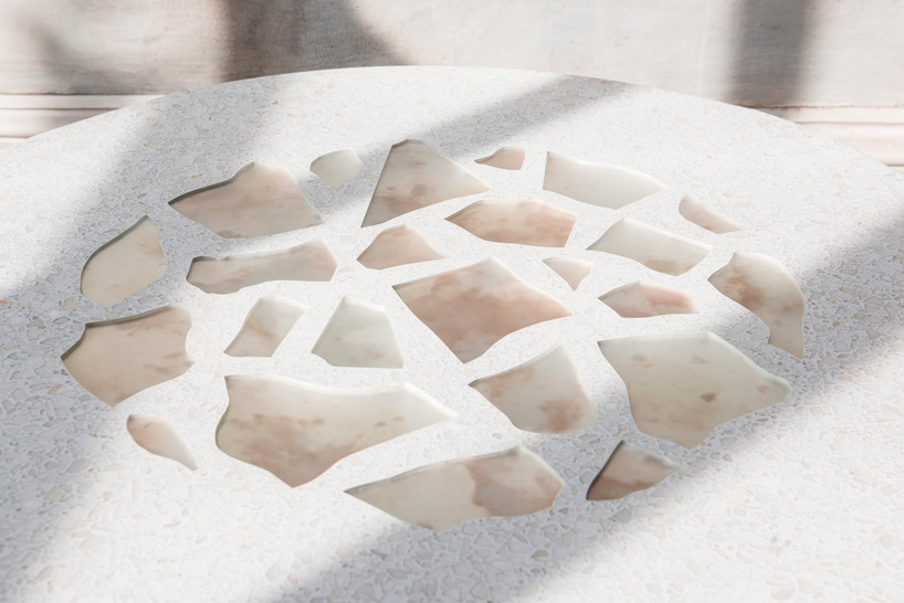 robert sukrachand's 'mirazzo collection' features giant terrazzo surfaces designboom