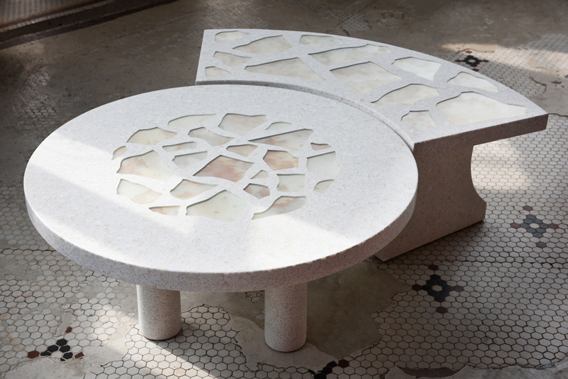 robert sukrachand's 'mirazzo collection' features giant terrazzo surfaces designboom