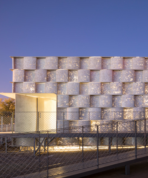 experimental house concept by atelier FCJZ lets light pass through its façade