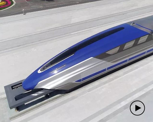 china unveils floating maglev bullet train with speeds of 600km per hour