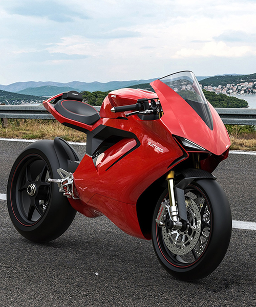 concept proposes how ducati's first electric motorcycle might look