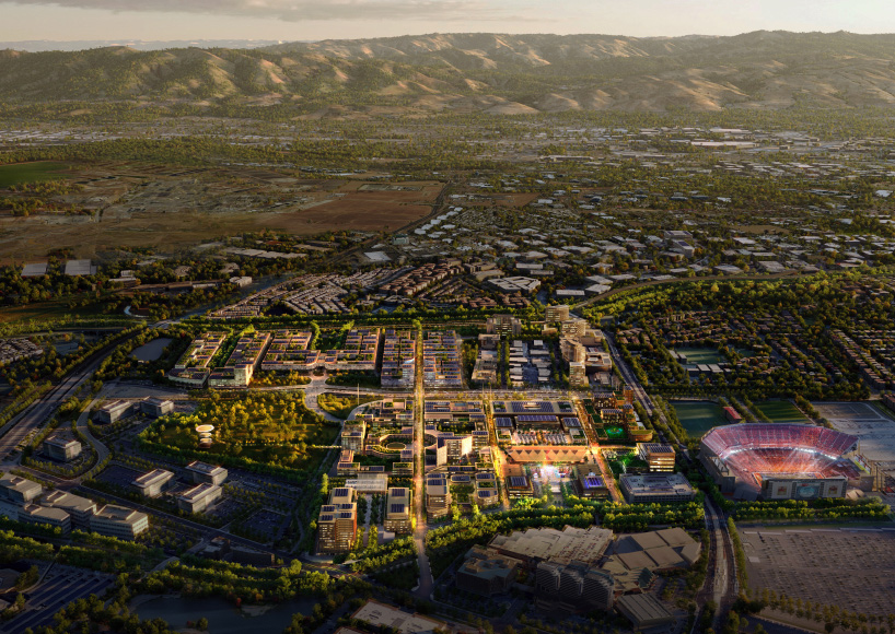 foster + partners masterplans mixed-use silicon valley development