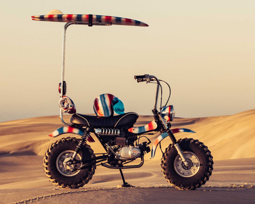 the goof bike is a fun-sized surf sled that gets you to and from the beach