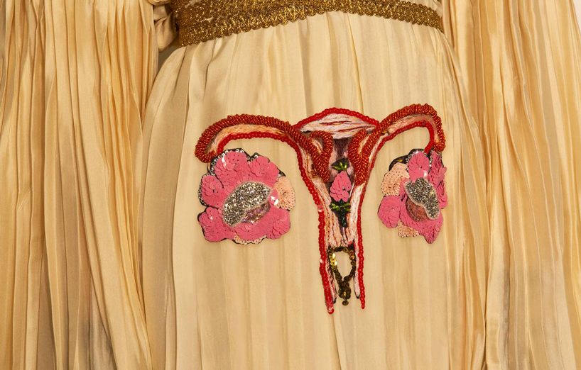 gucci declares 'my body, my choice' on the runway of cruise 2020 show designboom