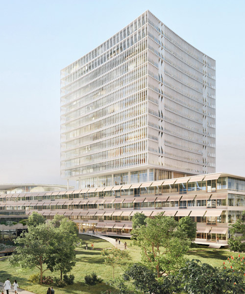 herzog & de meuron plans new building for the university hospital of basel