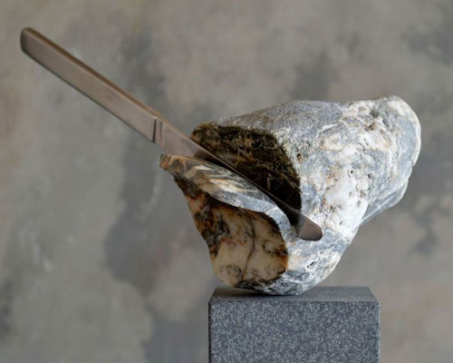 hirotoshi ito carves stone into flexible sculptures that play with perception