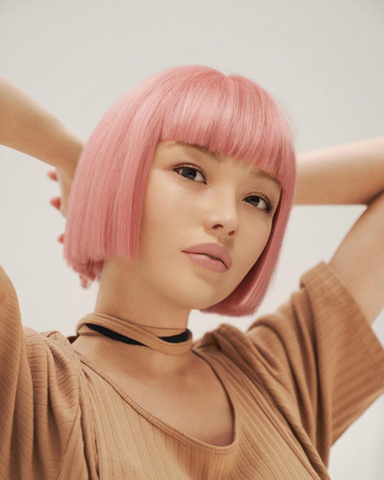 one of the three models, featured in this magazine spread, is a virtual ...