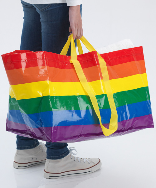 IKEA releases limited-edition rainbow shopping bag in celebration of pride month