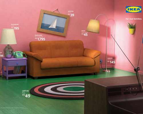 IKEA recreates the simpsons, friends, and stranger things houses with its own furniture