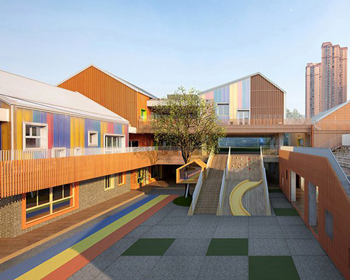 Colorful Kindergarten By Init Design Office Adds Vibrant - 