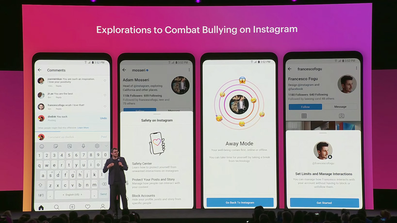 instagram considers removing 'likes' to make platform less harmful designboom