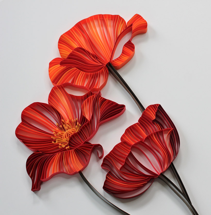 JUDiTH + ROLFE's paper quilled floral artworks capture the diversity in