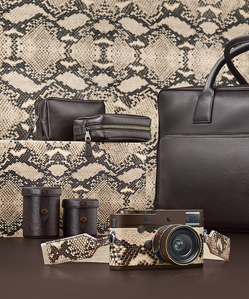 lenny kravitz's second collaboration with leica is a vegan snakeskin camera for nomads