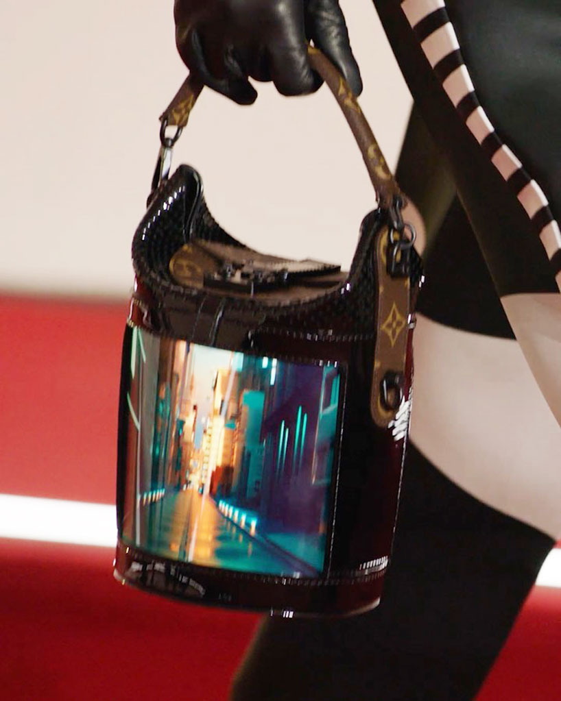 louis vuitton&#39;s flexible OLED screen bags are the future of fashion