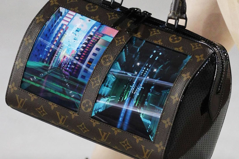 louis vuitton's flexible OLED screen bags are the future of fashion