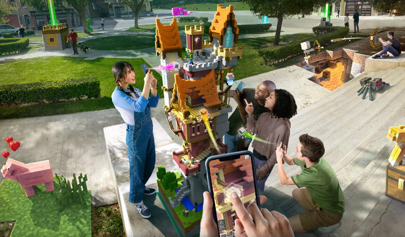 minecraft earth uses augmented reality to let players build in the