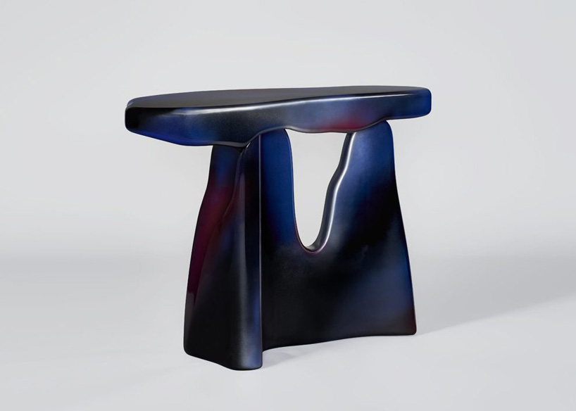 odd matter 'guise' collection employs 17th century scagliola technique designboom nilufar gallery far