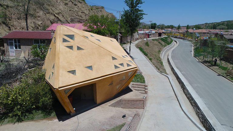 operable interactive village hut by weiguo xu and tsinghua university