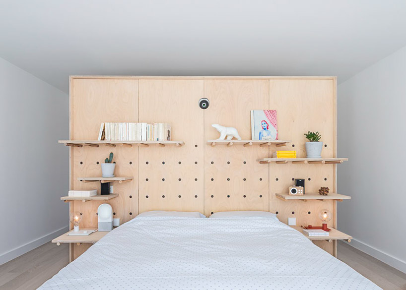 SABO carves a cat door into duplex apartment renovation in paris designboom